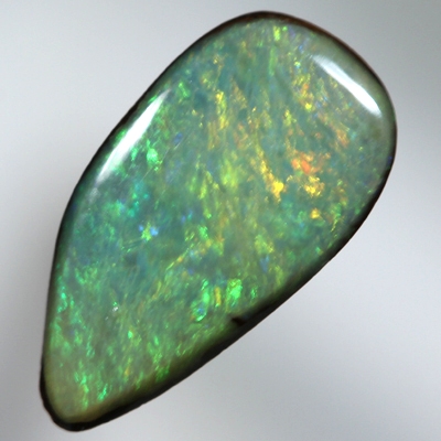 SOLID BOULDER OPAL Orange and green, bright fire always showing
